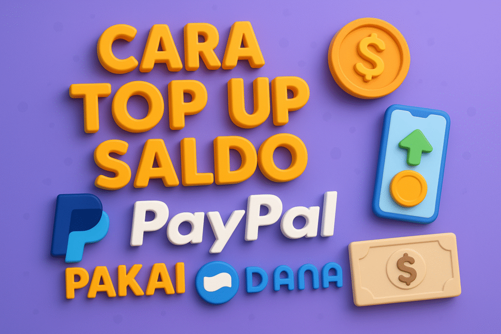 Cara Top Up Saldo PayPal Pakai DANA