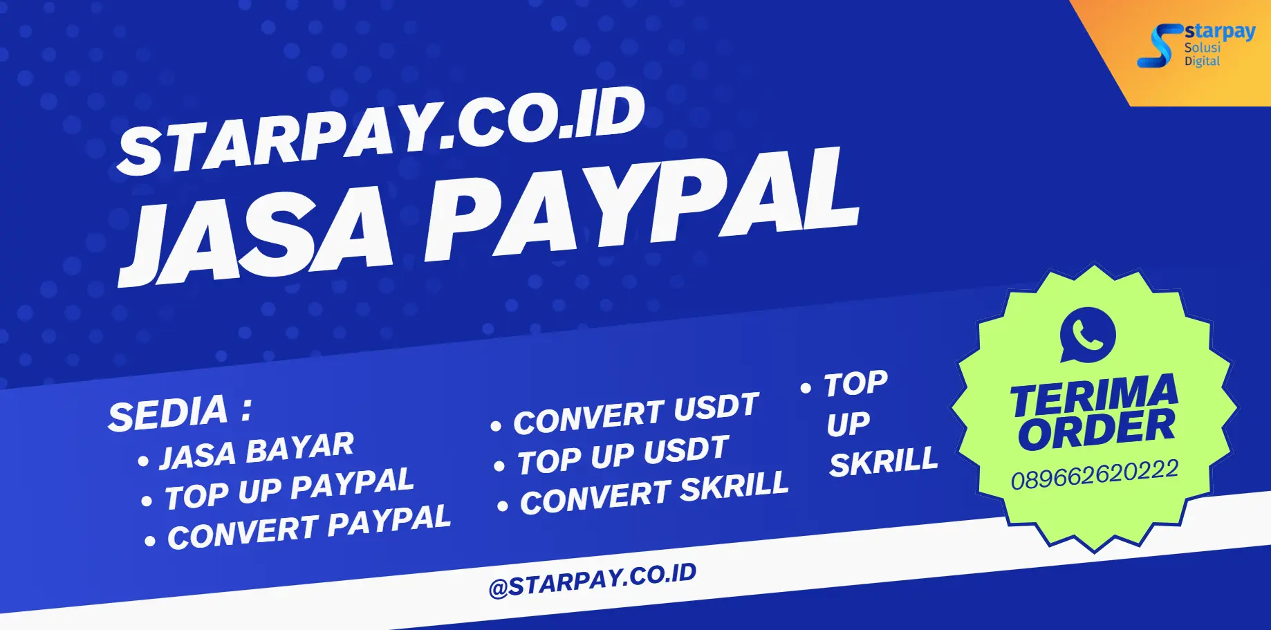 jasa top up paypal